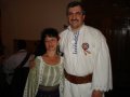 Mariana Iatagan and Gheorghe Chindris , The President of  Avram Iancu Detroit Romanian - American Cultural Society  