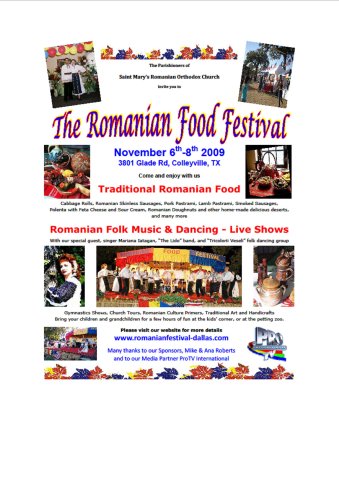 Romanian Food Festival in Colleyville Dallas Texas
