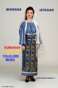 Mariana Iatagan  Romanian Folk Music Singer Romanian Traditional Costume from Muntenia Romania